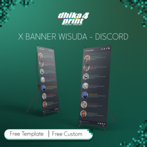 X Banner Wisuda