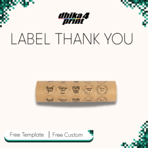 Label Thank You